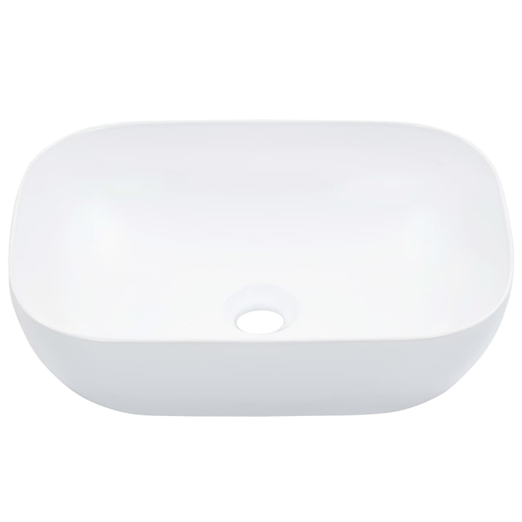 Lavandino 45,5x32x13 cm in Ceramica Bianco 143915