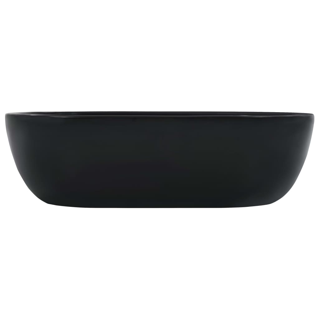 Lavandino-Lavello 45,5x32x13 cm in Ceramica Nero