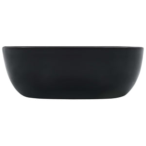 Lavandino 42,5x42,5x14,5 cm in Ceramica Nero