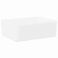 Lavandino-Lavello 40x30x13 cm in Ceramica Bianco