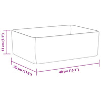 Lavandino 40x30x13 cm in Ceramica Bianco 143919