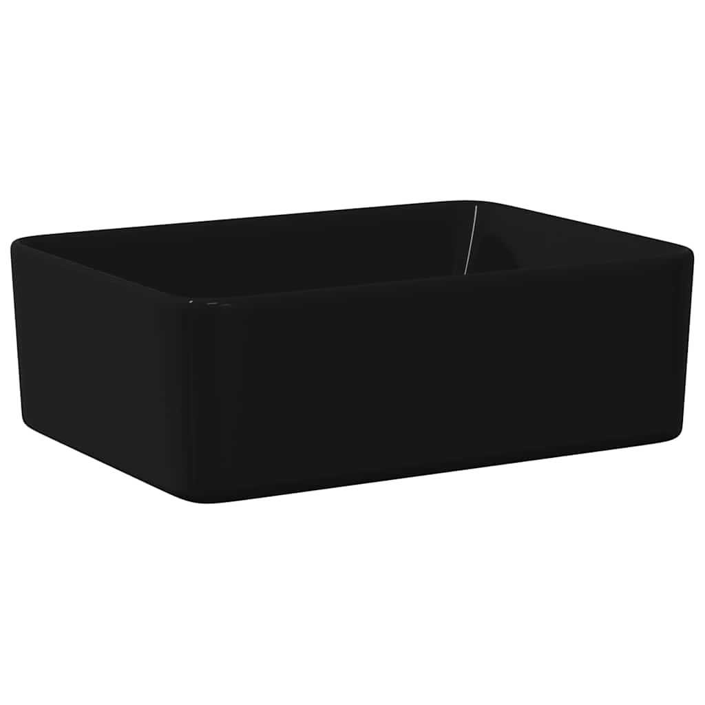 Lavandino-Lavello 40x30x13 cm in Ceramica Nero