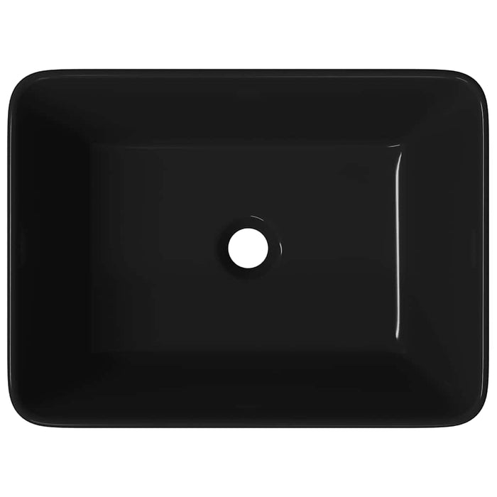 Lavandino-Lavello 40x30x13 cm in Ceramica Nero