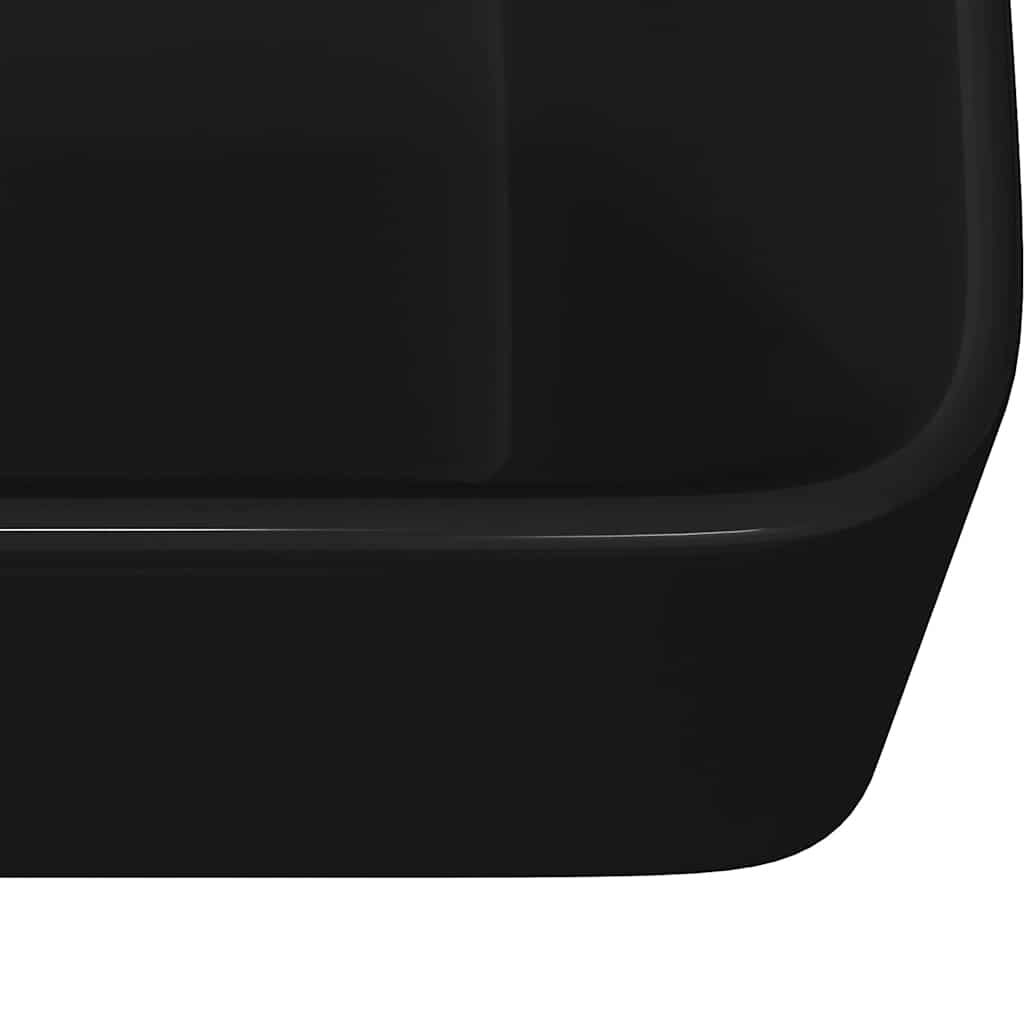 Lavandino 40x30x13 cm in Ceramica Nero 143920