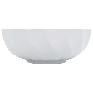 Lavandino 46x17 cm in Ceramica Bianco 143921