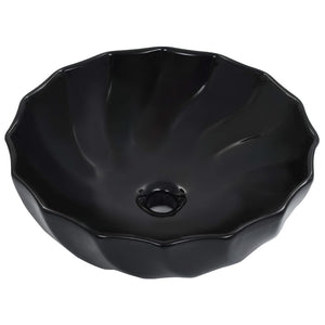 Lavabo 46 x 17 cm ceramica nera 02_0002631