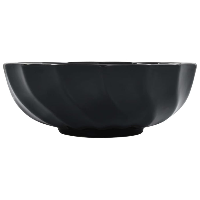Lavabo 46 x 17 cm ceramica nera 02_0002631