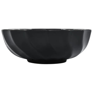 Lavandino 46x17 cm in Ceramica Nero 143922