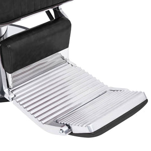 Poltrona da Barbiere Nera 68x69x116 cm in Similpelle 110168