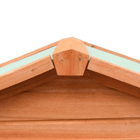 Conigliera piccoli animali 303 x 60 x 86 cm pino massiccio e abete 02_0000613