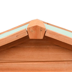 Conigliera piccoli animali 303 x 60 x 86 cm pino massiccio e abete 02_0000613