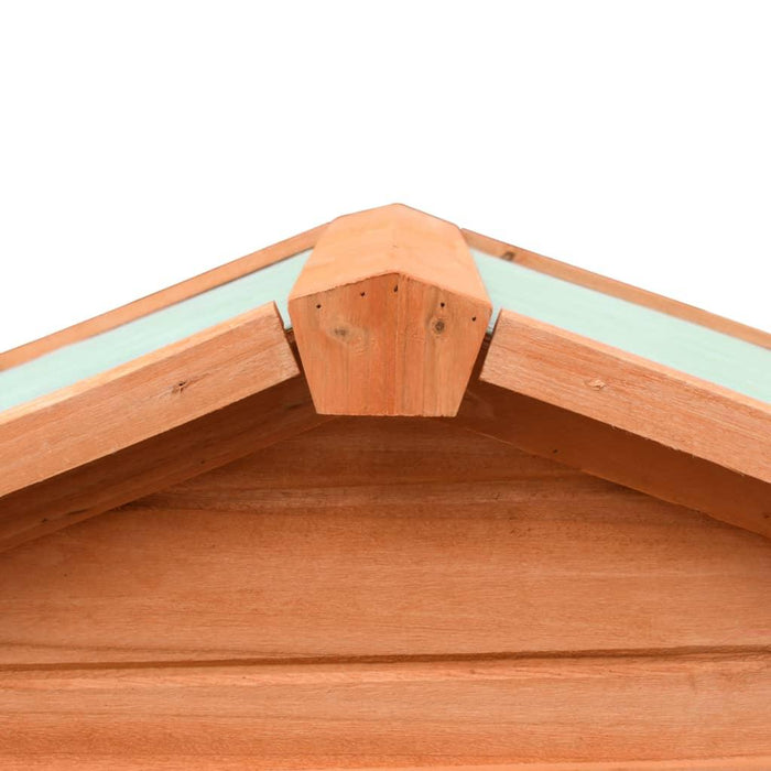 Conigliera piccoli animali 303 x 60 x 86 cm pino massiccio e abete 02_0000613