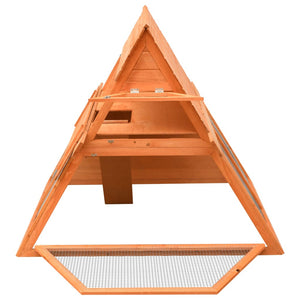 Conigliera in Legno Massello di Pino e Abete 152x128x108 cm