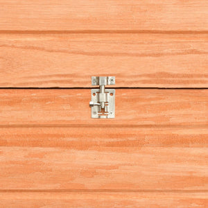 Conigliera in Legno Massello di Pino e Abete 152x128x108 cm