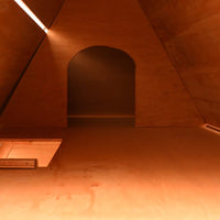 Conigliera in Legno Massello di Pino e Abete 152x128x108 cm