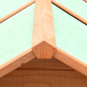 Gabbia per Polli in Legno Massello di Pino e Abete 170x81x110cm cod mxl 51546