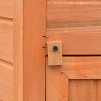 Gabbia per Polli Legno Massello di Pino e Abete 126x117x125 cm 170645