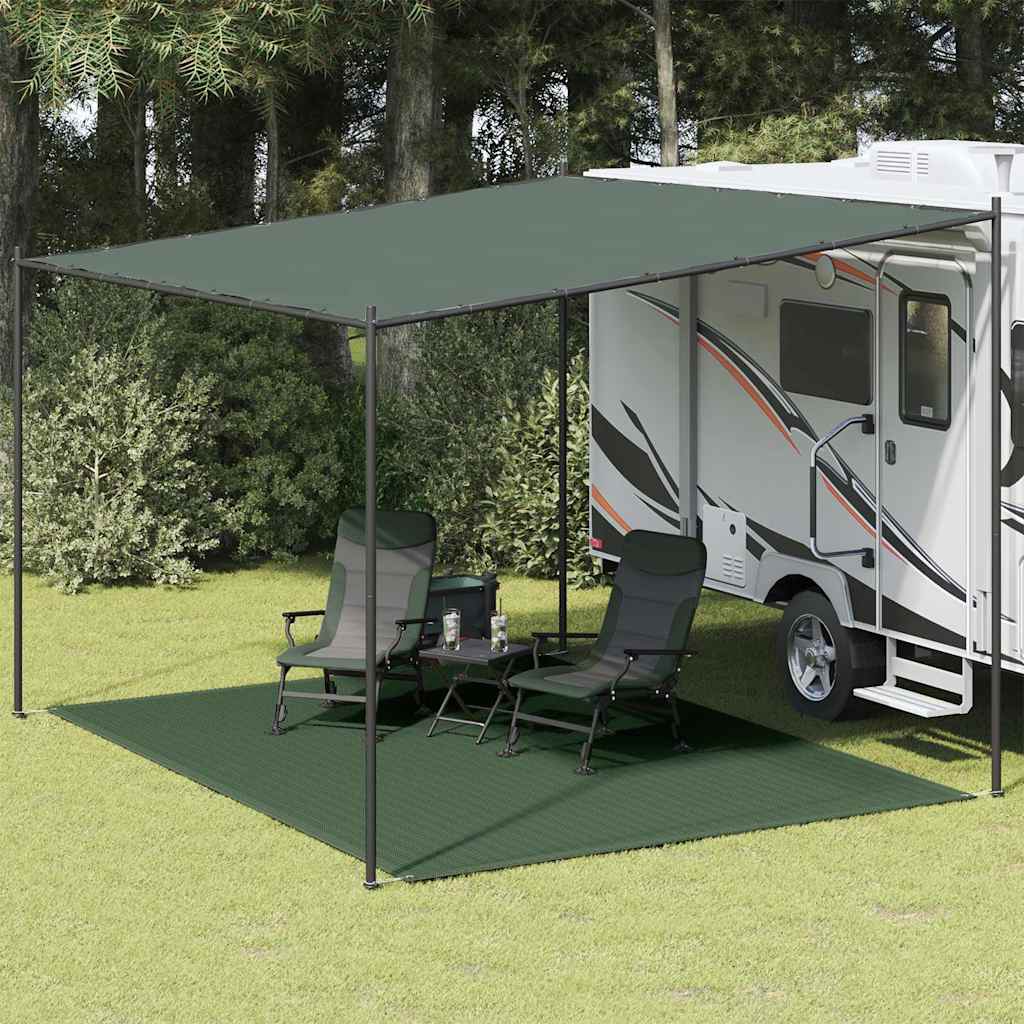 Tappeto da Tenda 300x400 cm in HDPE Verde 133642