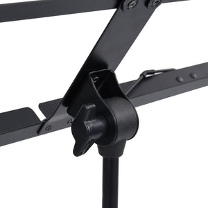 Leggio Musicale Nero in Acciaio cod mxl 62218