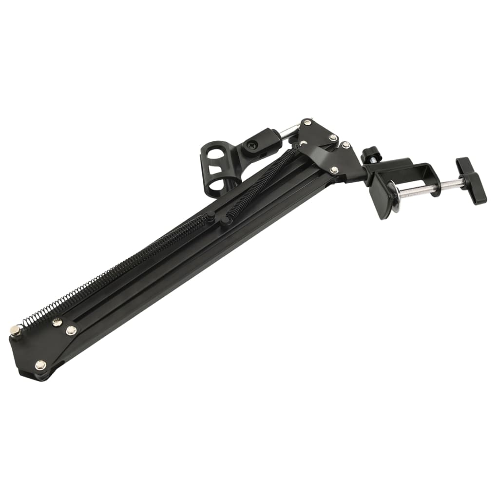 Supporto da Tavolo per Microfono Nero in Acciaio 70079