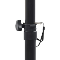 Supporti per Casse Spia da Studio 2 pz Nero in Acciaio cod mxl 77113