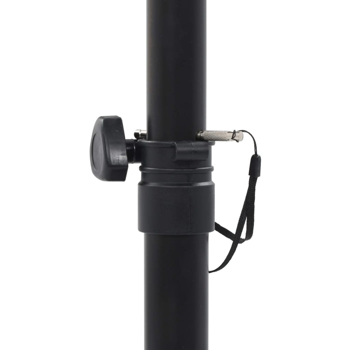 Supporti per Casse Spia da Studio 2 pz Nero in Acciaio cod mxl 77113