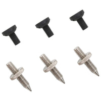 Supporti per Casse Spia da Studio 2 pz Nero in Acciaio cod mxl 77113