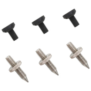 Supporti per Casse Spia da Studio 2 pz Nero in Acciaio cod mxl 77113