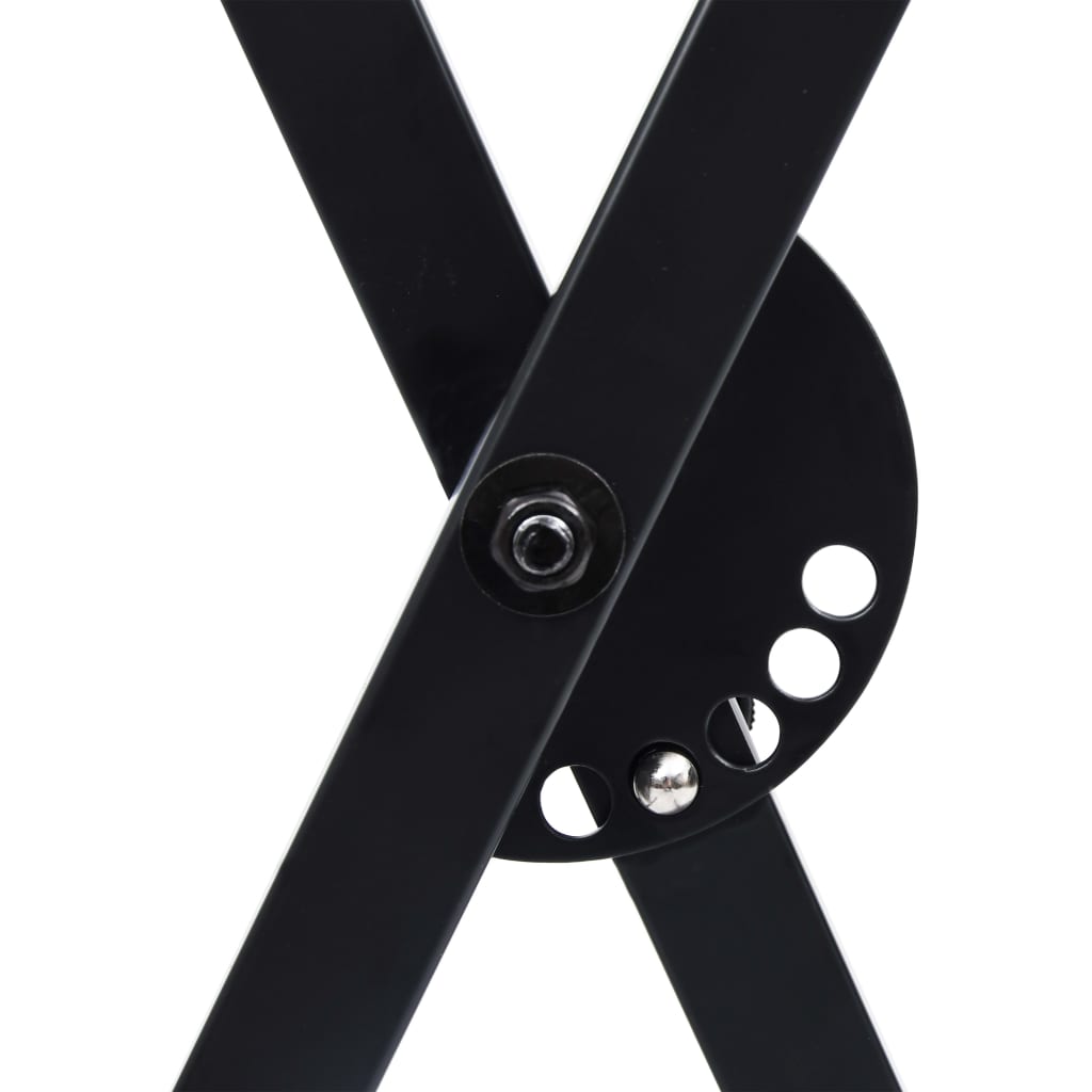 Set Supporto per Tastiera con Sgabello Nero cod mxl 74271