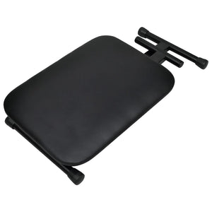 Set Supporto per Tastiera a Doppia Staffa con Sgabello Nero cod mxl 77086