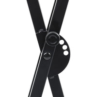 Set Supporto per Tastiera a Doppia Staffa con Sgabello Nero cod mxl 77086