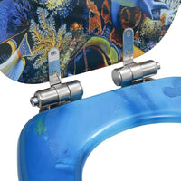 Copri sedile WC in MDF con chiusura ammortizzata delfini 02_0002900