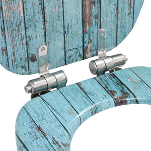 Sedile WC in MDF con chiusura rallentata, legno vecchio 02_0002901