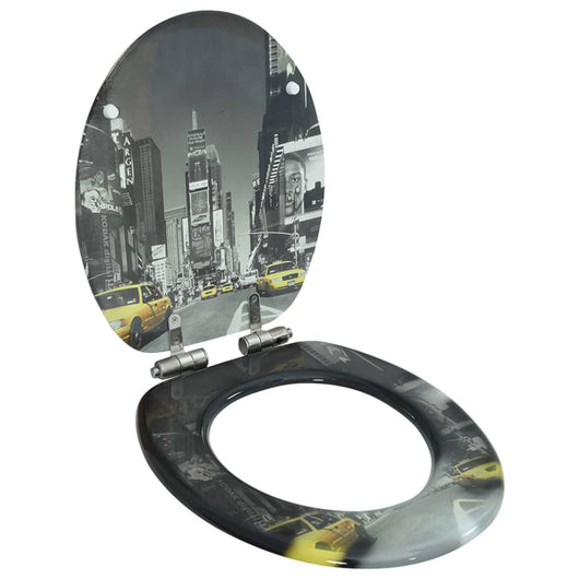 Tavoletta WC Coperchio Chiusura Morbida MDF New York cod mxl 69750