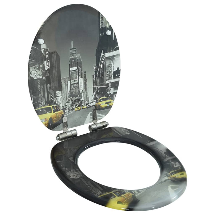 Tavoletta WC Coperchio Chiusura Morbida MDF New York cod mxl 69750