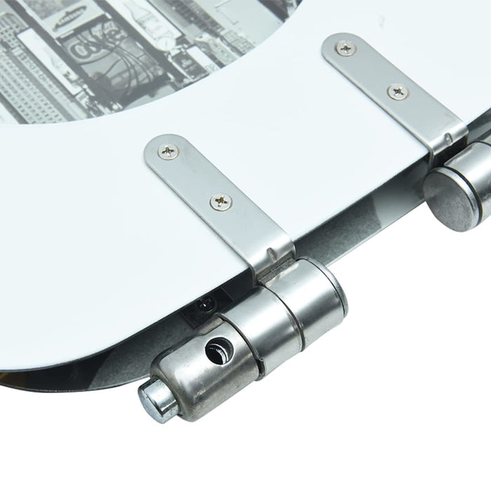 Tavoletta WC Coperchio Chiusura Morbida MDF New York cod mxl 69750