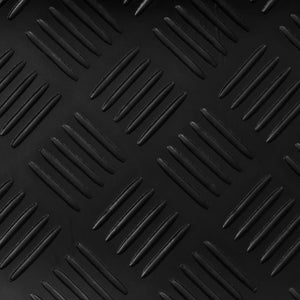 Tappetino Antiscivolo in Gomma 1,5x2 m 3 mm a Quadri 143947