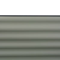 Fioriera rialzata piante fiori giardino 160 x 80 x 44 cm acciaio zincato grigio 02_0001005