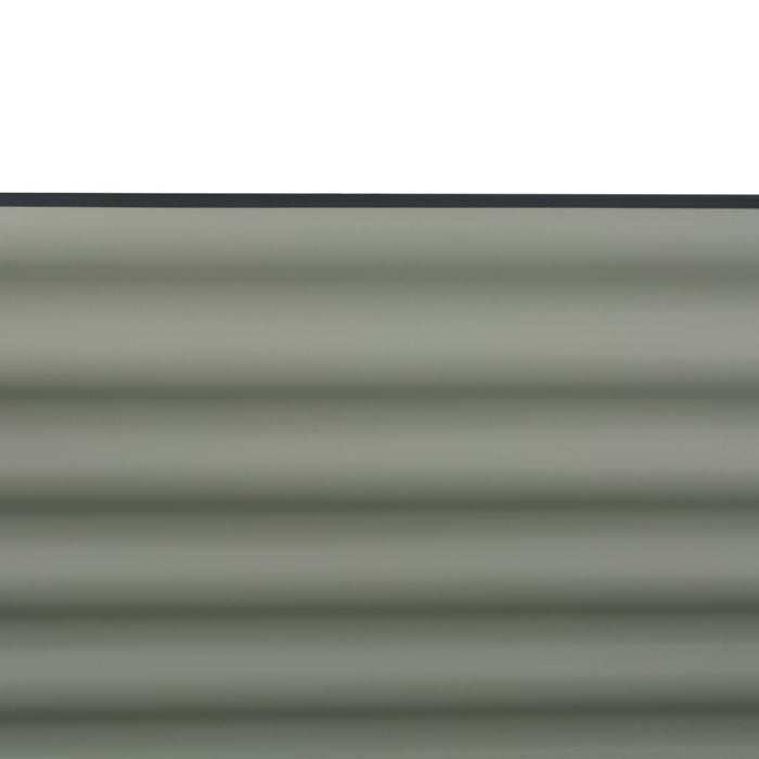 Fioriera rialzata piante fiori giardino 160 x 80 x 44 cm acciaio zincato grigio 02_0001005