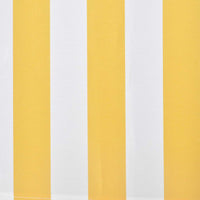 Tenda da Sole Pieghevole Motorizzata 400 cm Gialla/Bianca 275559