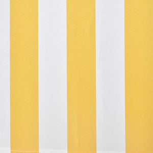Tenda da Sole Pieghevole Motorizzata 400 cm Gialla/Bianca 275559
