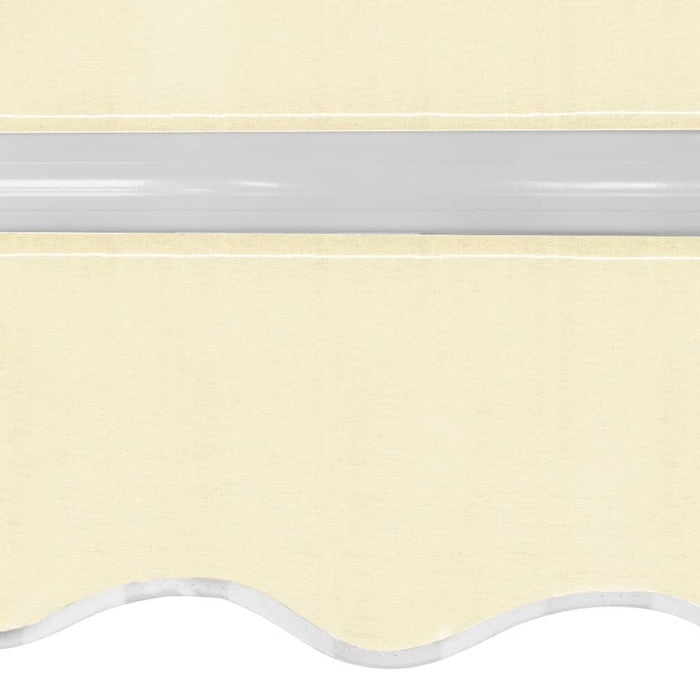 Tenda da Sole Pieghevole Manuale 400 cm Crema 275572