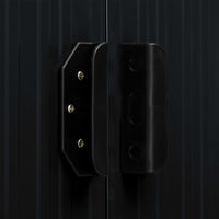 Capanno con Porte Scorrevoli Antracite 386x205x178cm Acciaio cod mxl 55678