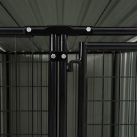 Box per Cani da Esterno 193x133x116 cm