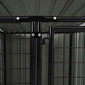 Box per Cani da Esterno 193x133x116 cm