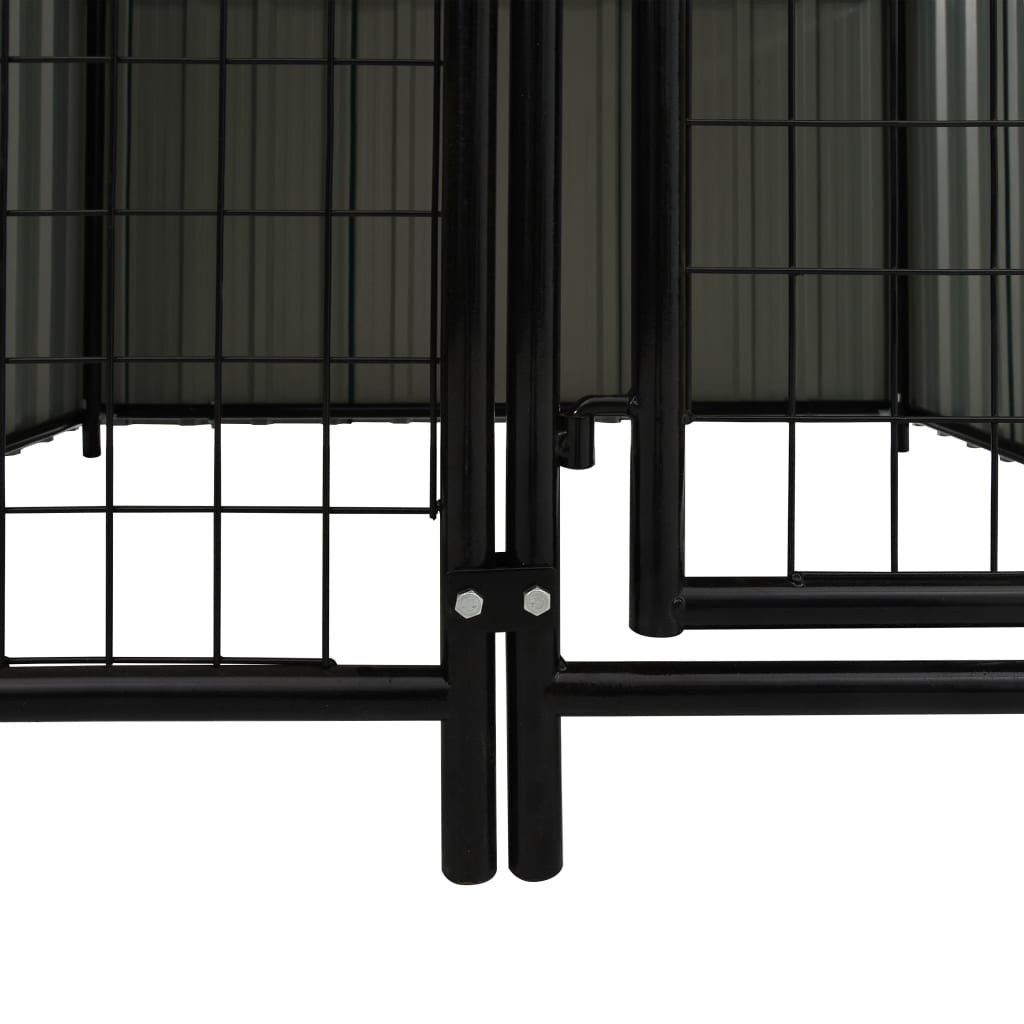 Box per Cani da Esterno 193x133x116 cm