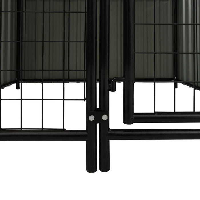 Box per Cani da Esterno 193x133x116 cm