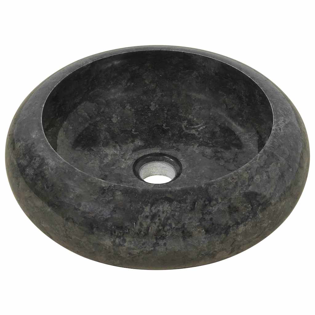 Lavandino 40x12 cm in Marmo Nero 142766