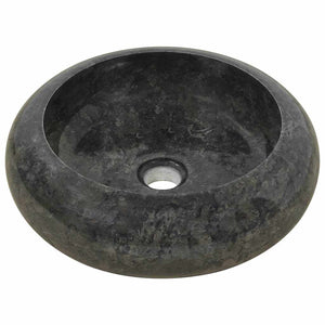 Lavandino 40x12 cm in Marmo Nero 142766