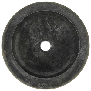 Lavabo bagno diametro 40 x 12 cm Marmo nero 02_0002550